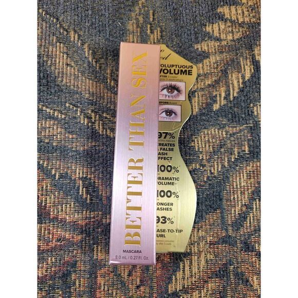 Too Faced Better Than Sex Volumizing & Lengthening Mascara- NIP - Picture 4 of 7